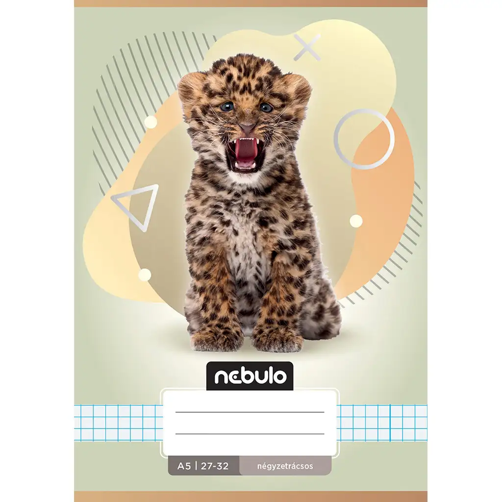 imagen de Nebulo: Cuaderno de cuadros con diseño de Leo A/5 27-32 1