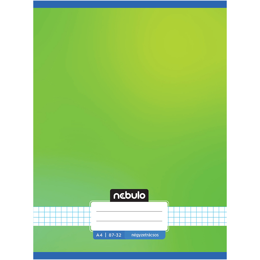 imagen de Nebulo: Cuaderno de cuadros en color verde fresco 87-32 A/4 1