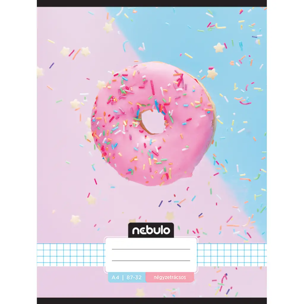 imagen de Nebulo: Cuaderno de donuts a cuadros 87-32 A/4 1