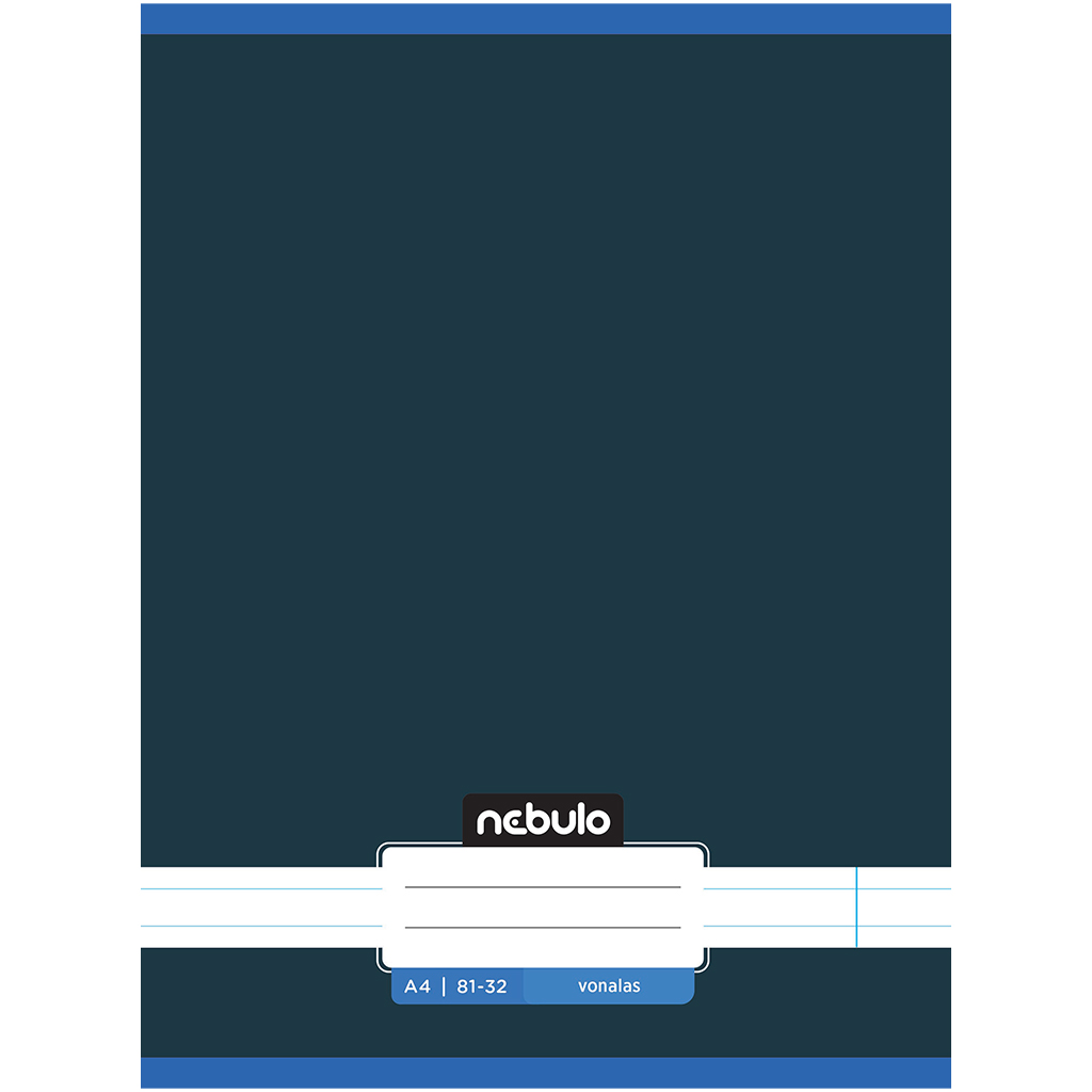imagen de Nebulo: Cuaderno de líneas en color grafito 81-32 A/4 1