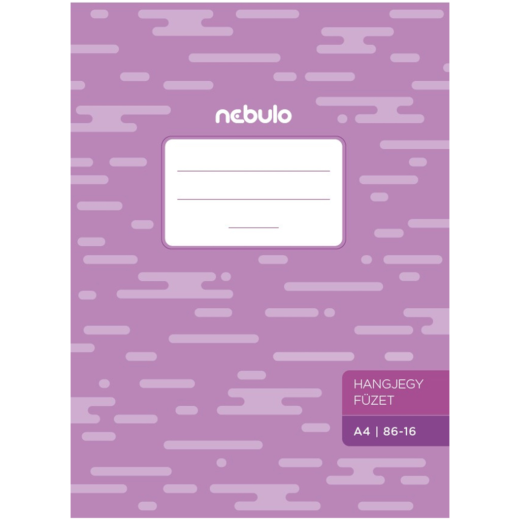 imagen de Nebulo: Cuaderno de pentagramas encolado A4 86-16 1
