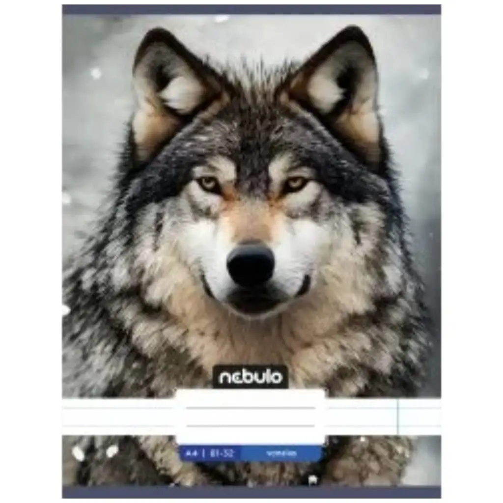 imagen de Nebulo: Cuaderno liso de lobo A4 80-32 1