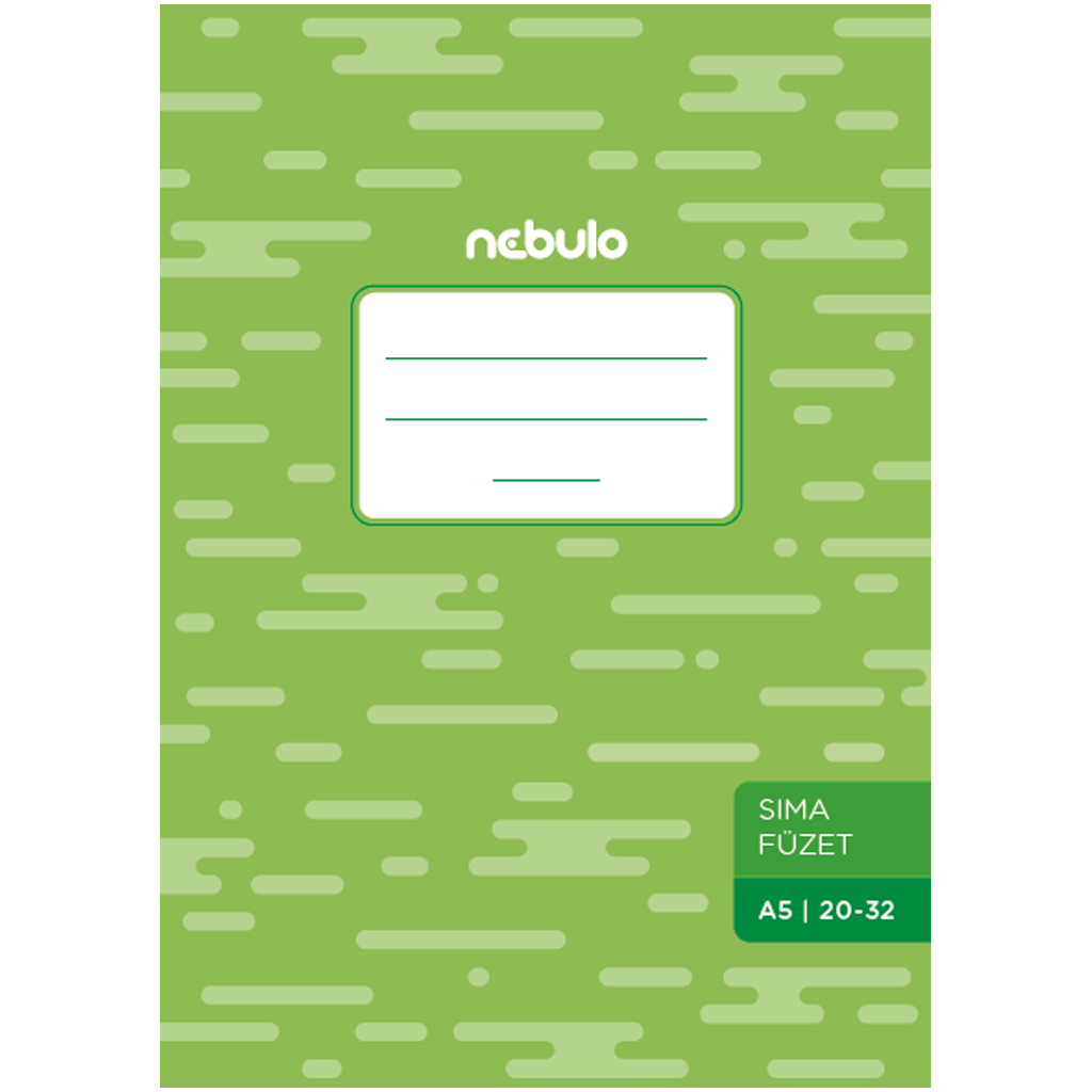 imagen de Nebulo: Cuaderno liso encolado 20-32 A5 1