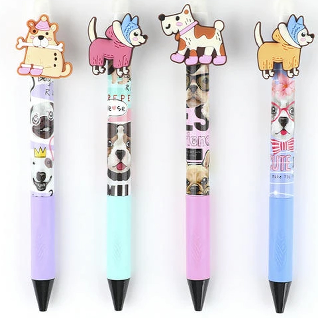imagen de Nebulo: Darling Dogs bolígrafo de gel borrable con diseño de perro en varias versiones 1ud 1