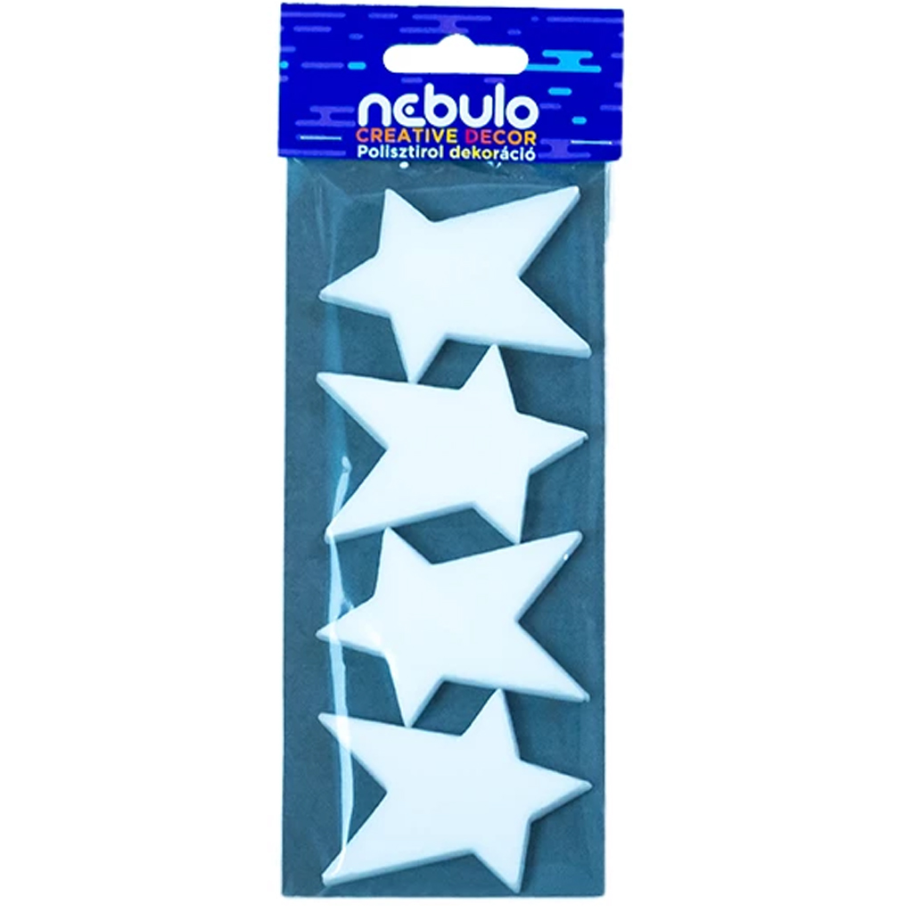 imagen de Nebulo: Decoración de estrellas de poliestireno set de 4 piezas 1
