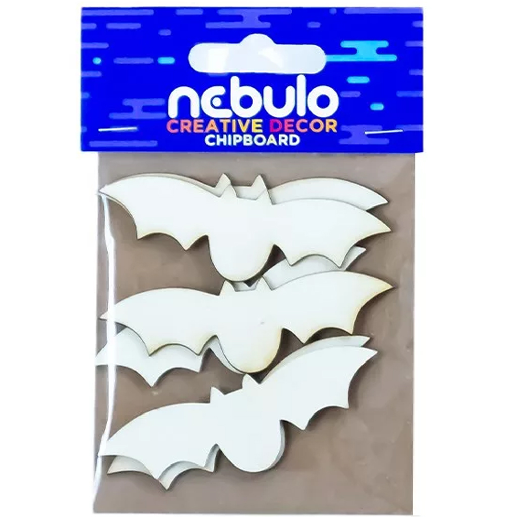 imagen de Nebulo: Decoración de murciélagos de cartón set de 6 piezas 1