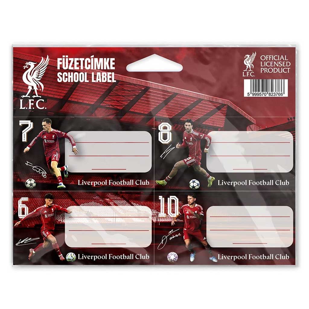 imagen de Nebulo: Etiquetas para cuadernos de Liverpool 12 unidades 1