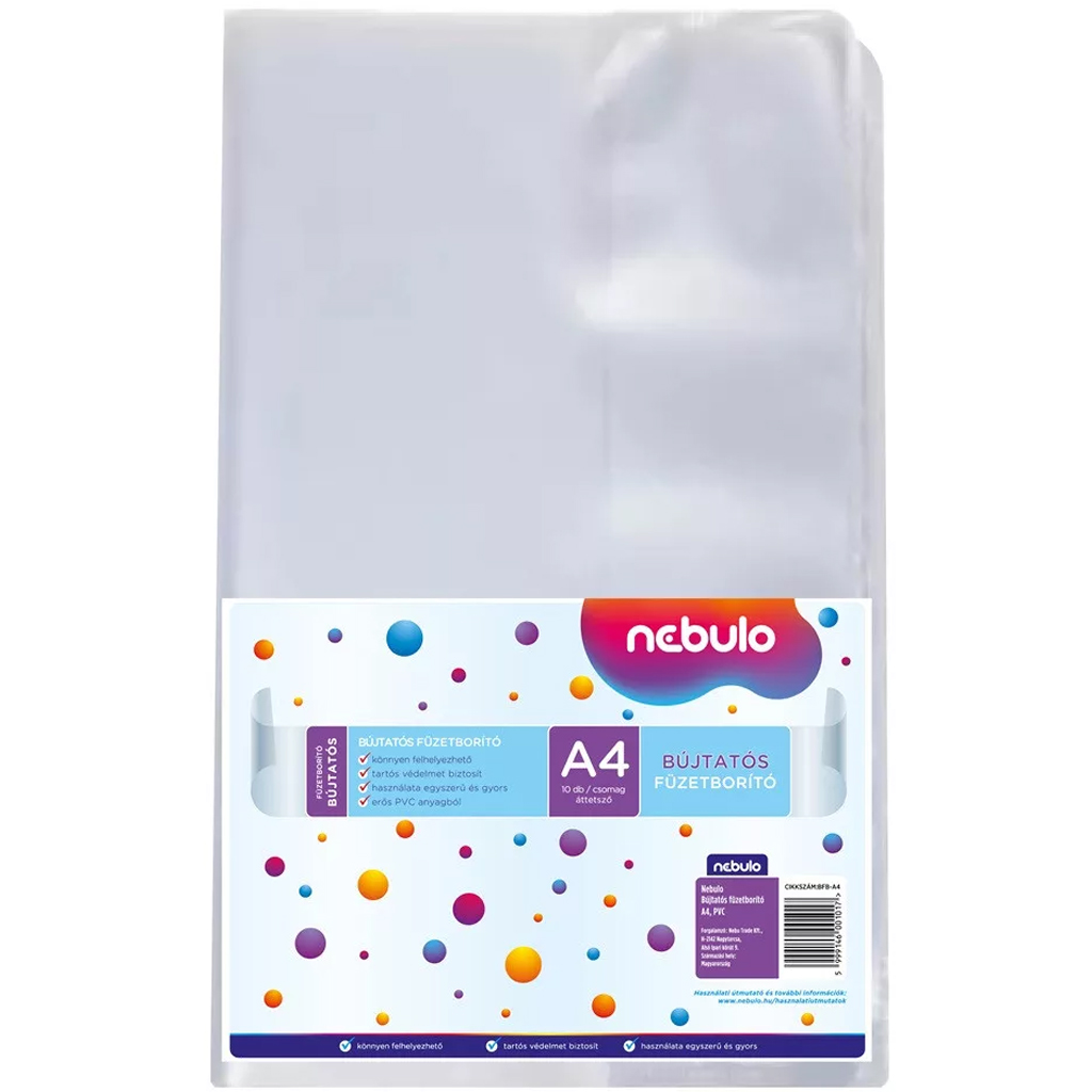 imagen de Nebulo: Funda de cuaderno con solapa en tamaño A/4 de 10 unidades 1