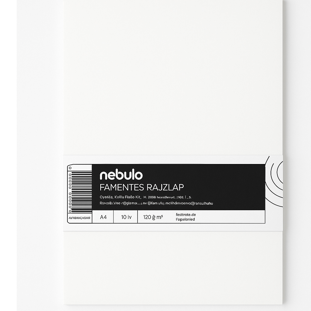 imagen de Nebulo: Hoja de dibujo sin madera A4 10 unidades 1