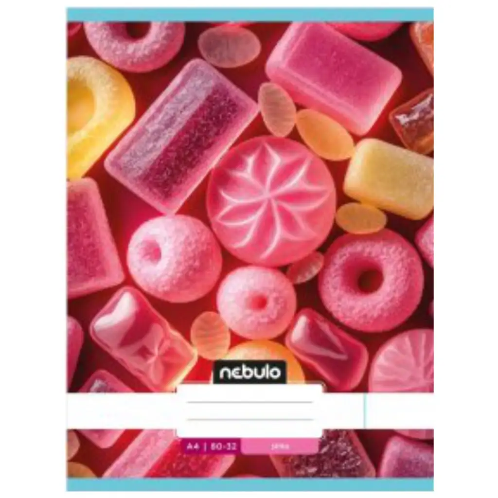 imagen de Nebulo: Jellygum cuaderno liso A4 80-32 1