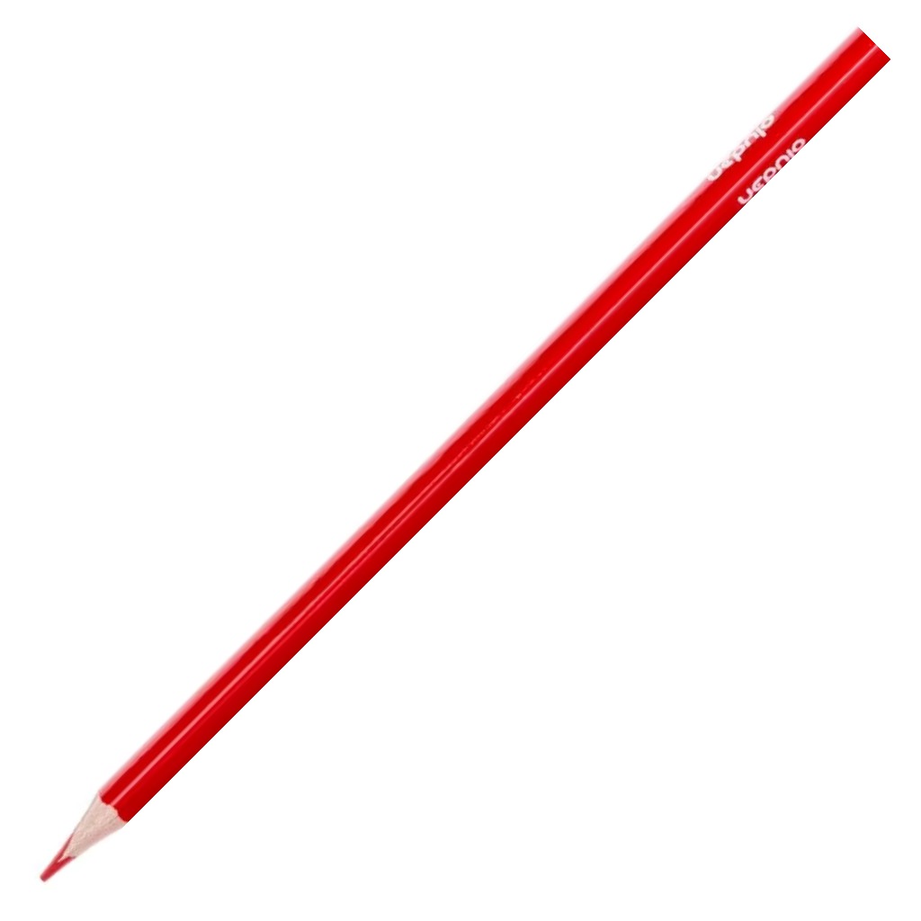 imagen de Nebulo: Lápiz de colores triangular rojo 1ud 1