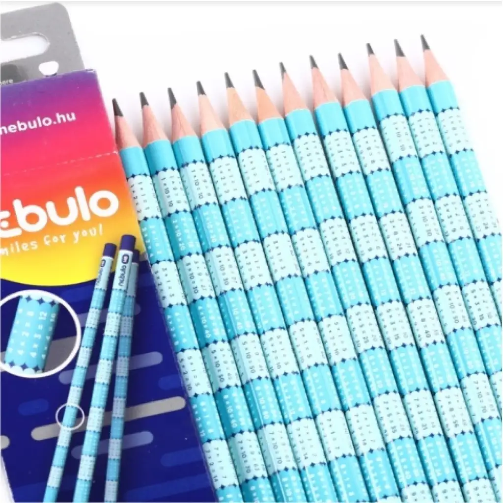 imagen de Nebulo: lápiz de grafito HB con tabla de multiplicar 1ud 1