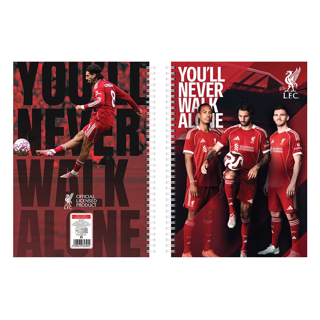 imagen de Nebulo: Libreta espiral de Liverpool de 60 hojas A/4 1ud 2