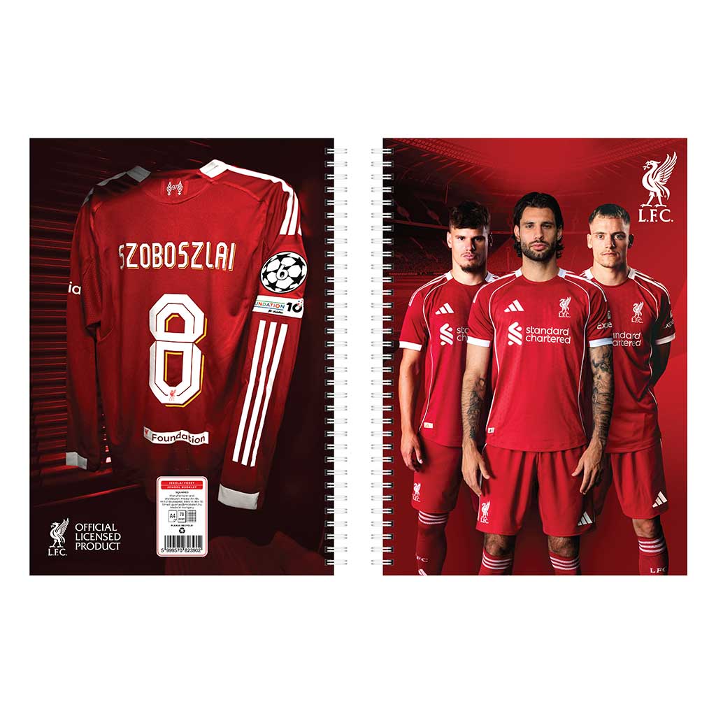 imagen de Nebulo: Libreta espiral de Liverpool de 60 hojas A/4 1ud 6