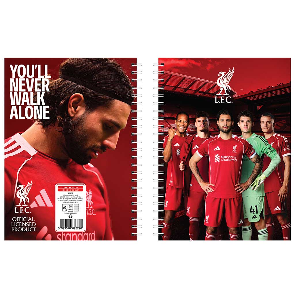 imagen de Nebulo: Libreta espiral Liverpool de 60 hojas A/5 1ud 1