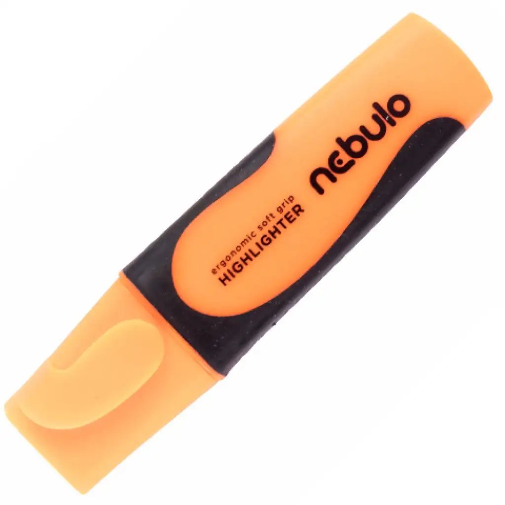 imagen de Nebulo: Marcador de texto de color naranja neón 1ud 1