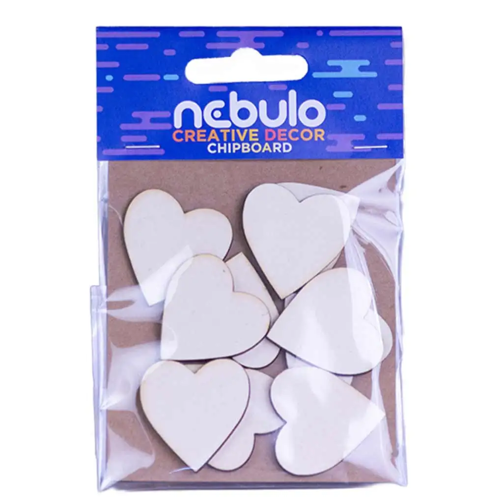 imagen de Nebulo: Mini corazones decoración de cartón set de 10 piezas 1