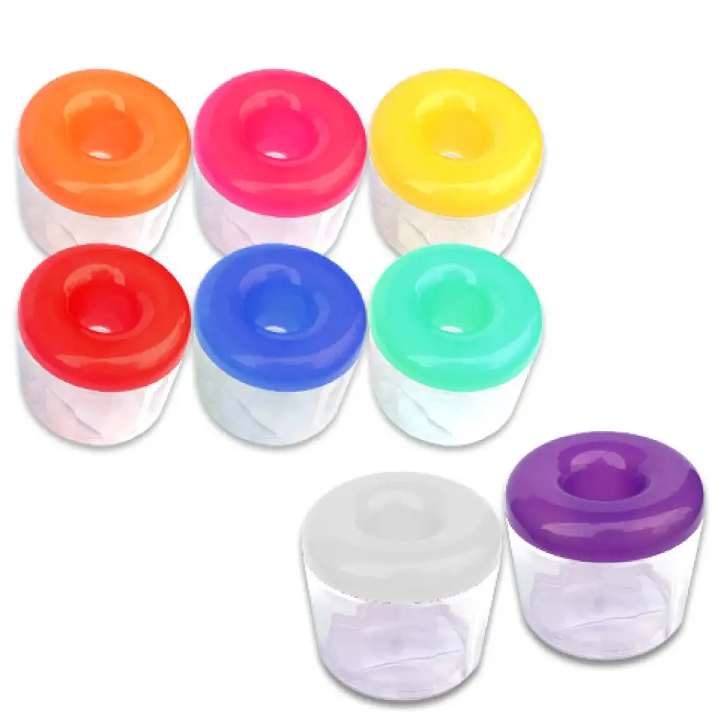 imagen de Nebulo: Mini paleta de pinceles en varios colores 1