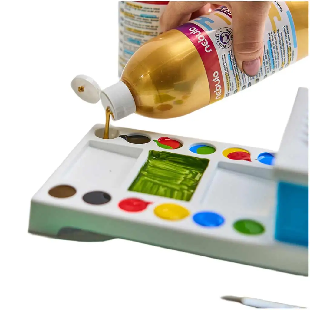 imagen de Nebulo: Paleta de pintor y set de limpieza de pinceles 3