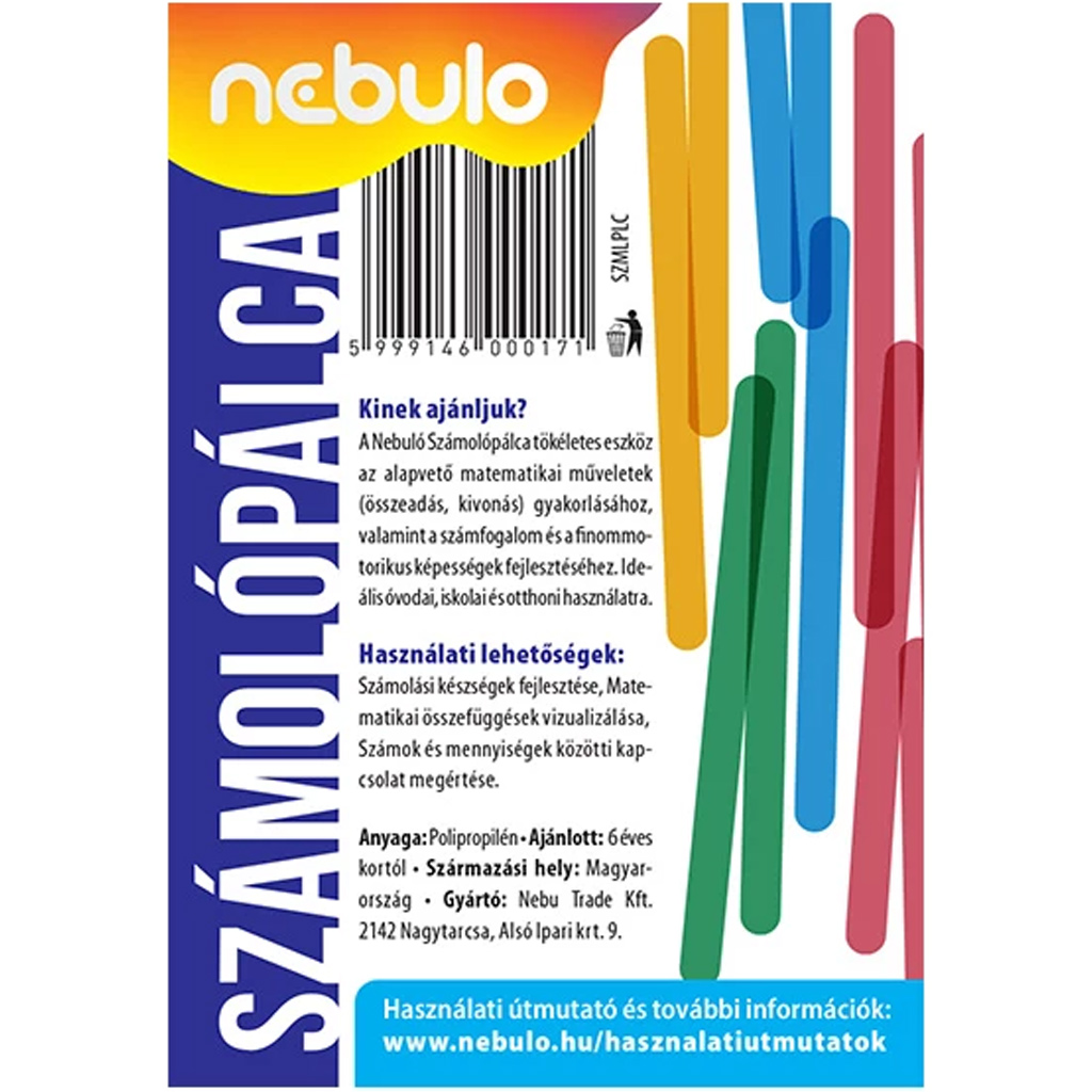 imagen de Nebulo: Palitos de conteo de colores 40 unidades 1