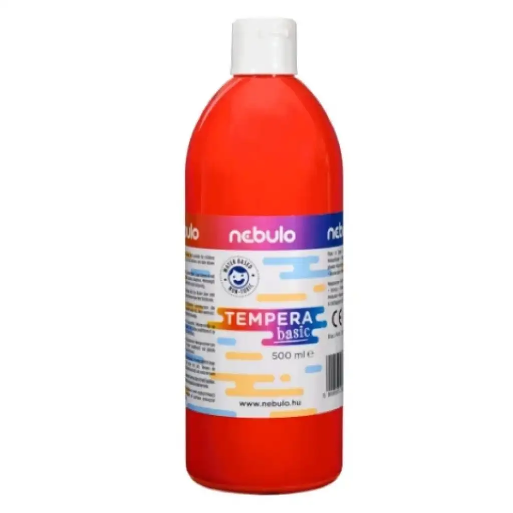 imagen de Nebulo: Pintura líquida roja de 500ml en botella 1