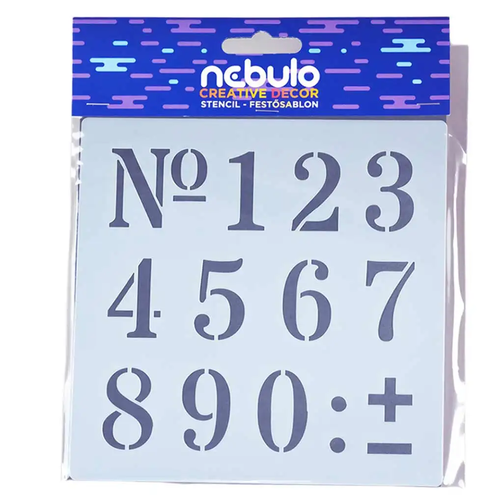 imagen de Nebulo: Plantilla de números grandes 1
