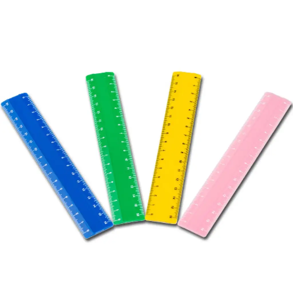 imagen de Nebulo: Regla de plástico en varios colores 16cm 2