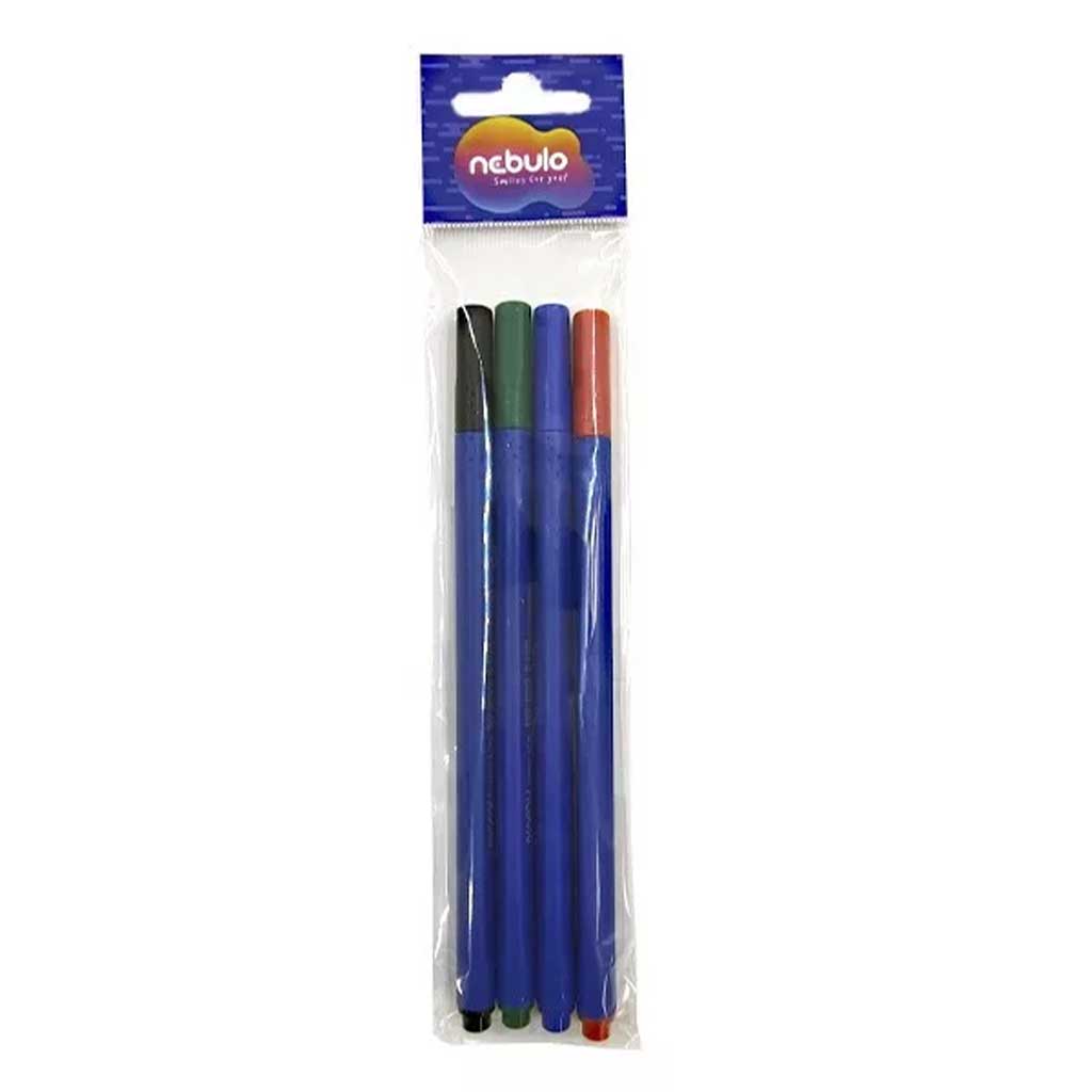 imagen de Nebulo: Rotulador 722-B triangular set de 4 piezas 1