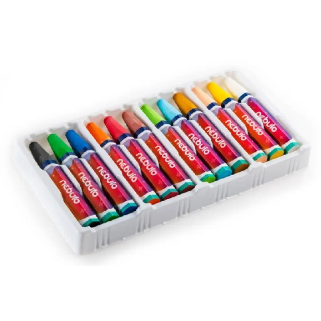 imagen de Nebulo: Set de 12 piezas de pasteles de aceite de colores 2