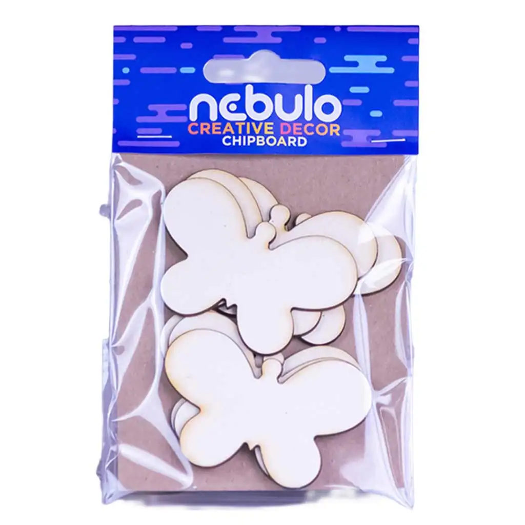imagen de Nebulo: Set de decoración de cartón en forma de mariposas de 6 piezas 1