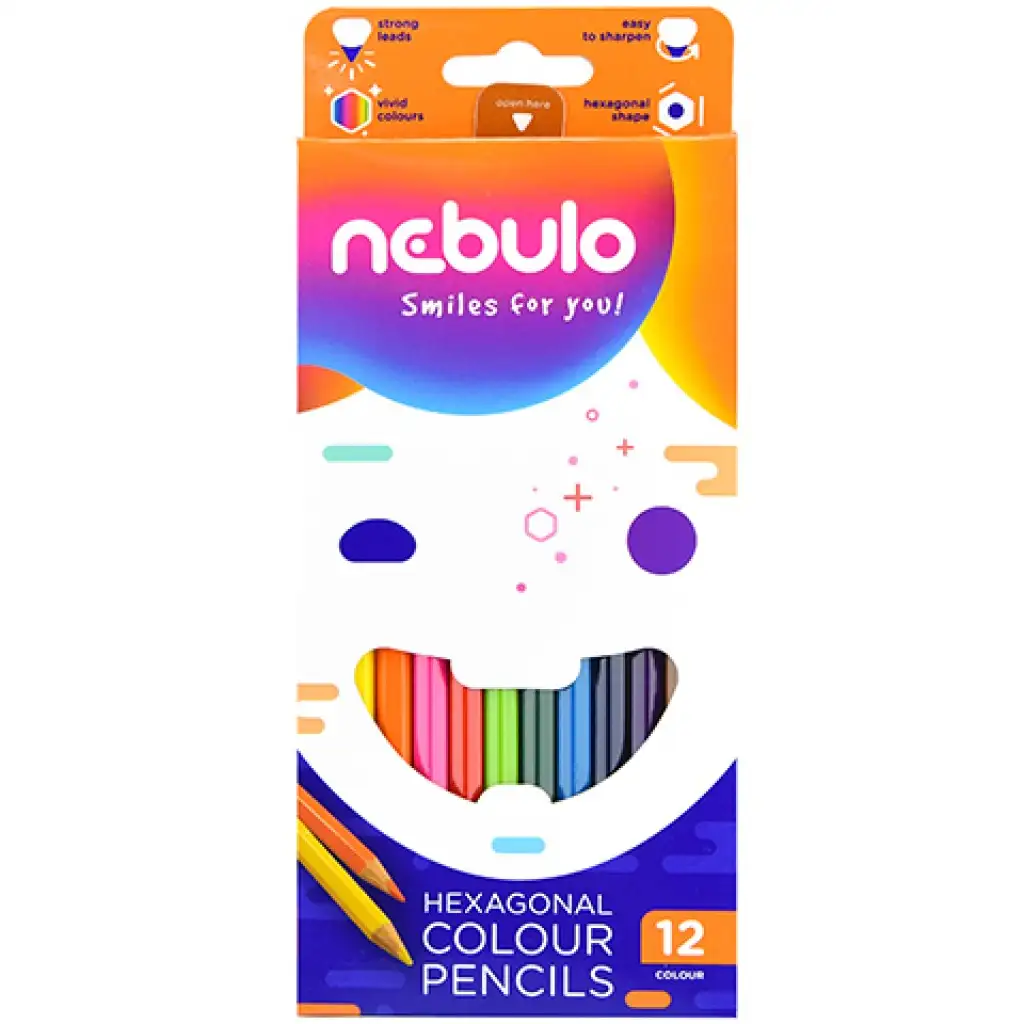 imagen de Nebulo: Set de lápices de colores de 12 unidades 1