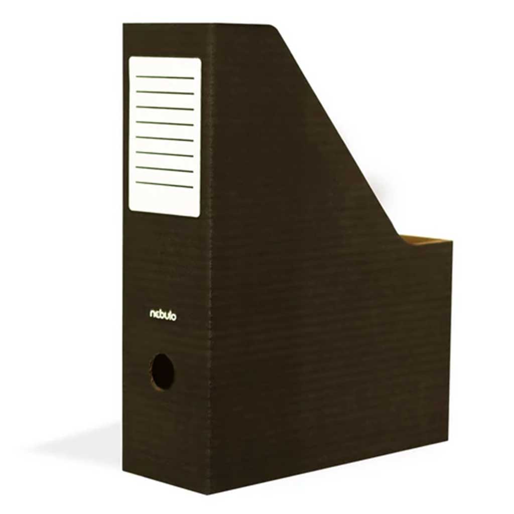 imagen de Nebulo: Soporte de documentos 80 mm plegable de cartón negro 1