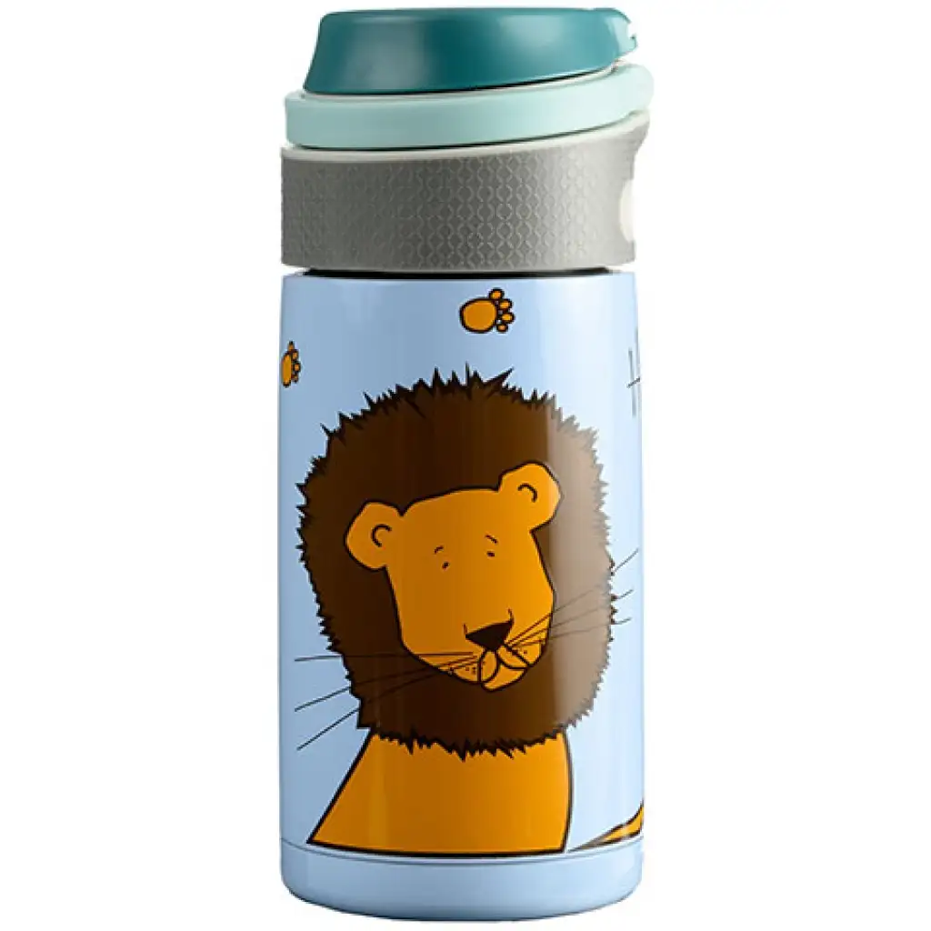 imagen de Nebulo: Termo de acero Wabo con diseño de león 350ml 4
