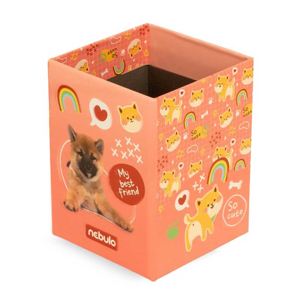 imagen de Nebulo: Vaso organizador de escritorio con diseño de perro Best Friend 1