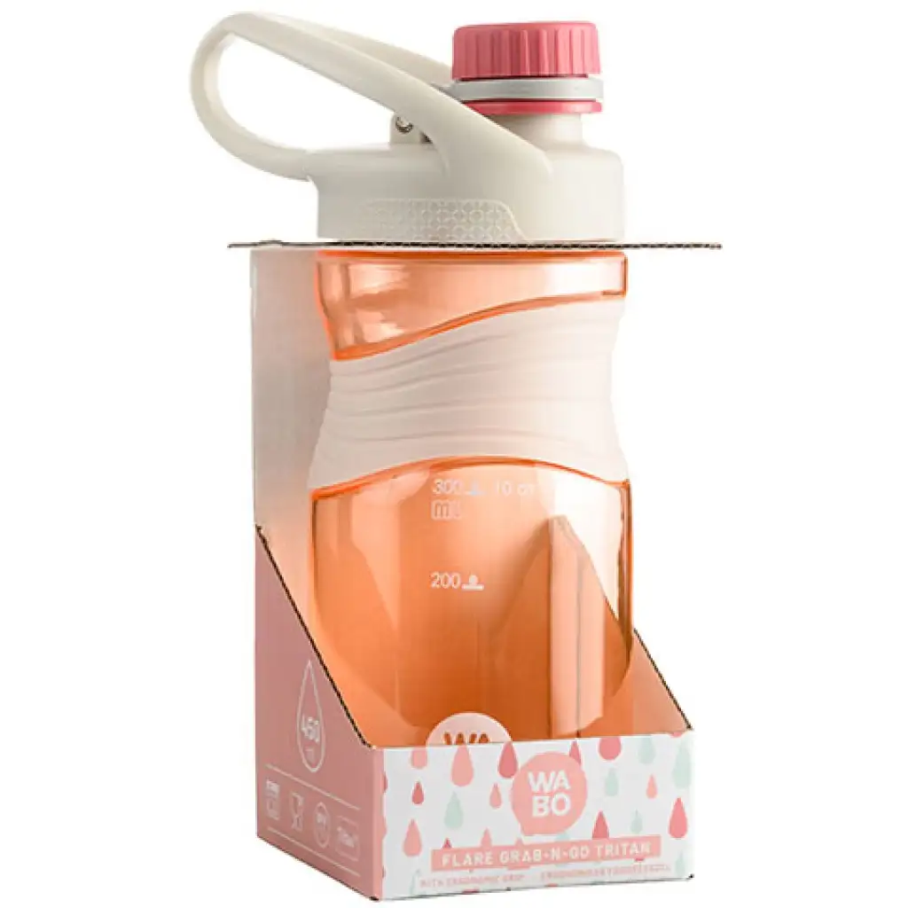 imagen de Nebulo: Wabo Grap 'n Go botella con tapa rosa 450ml 1