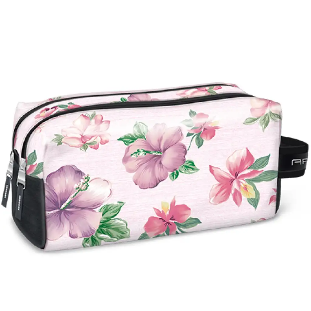 imagen de Neceser con cremallera Botanical Mallow 25x13x13cm 1