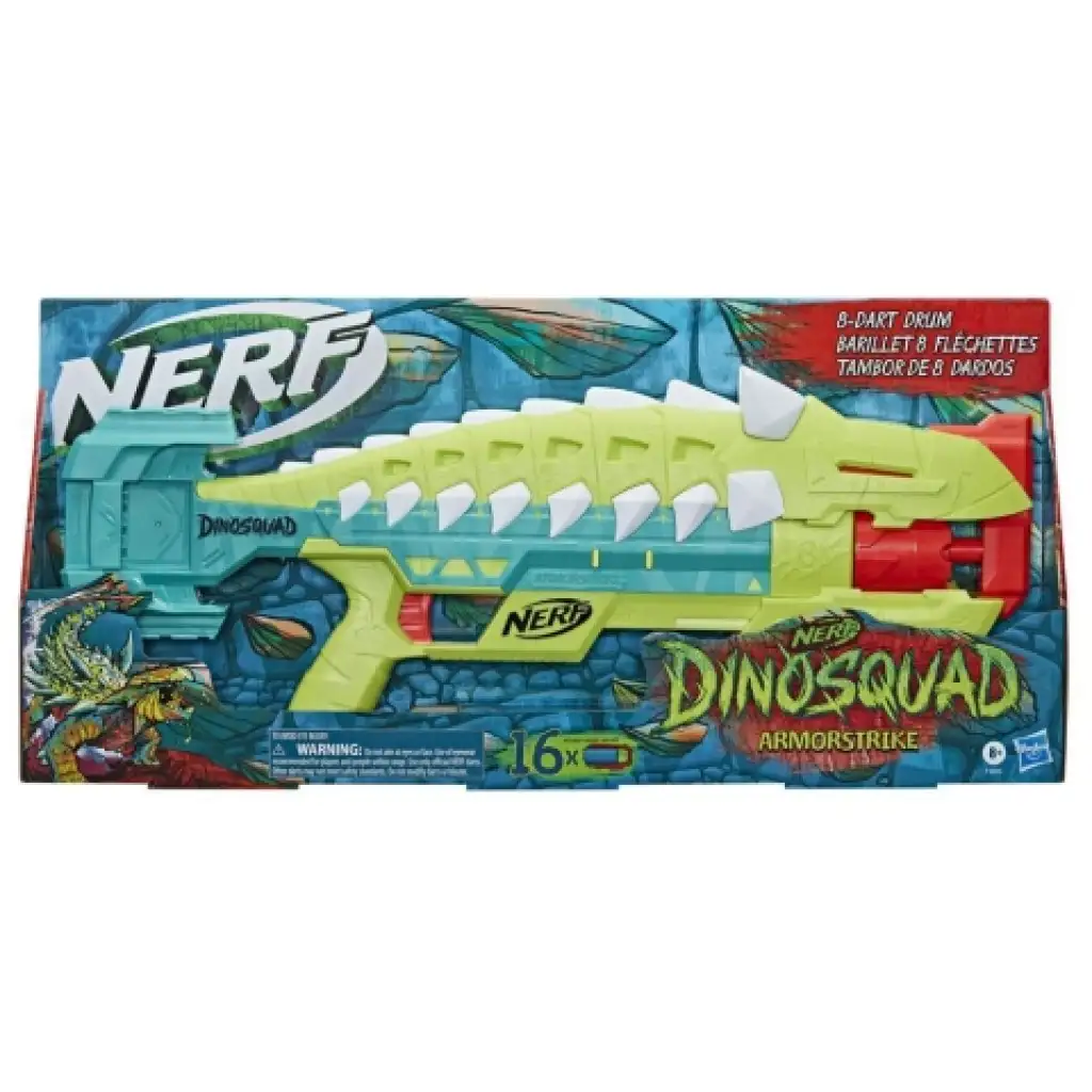 imagen de Nerf DinoSquad Armorstrike lanzador de dardos de espuma - Hasbro 1