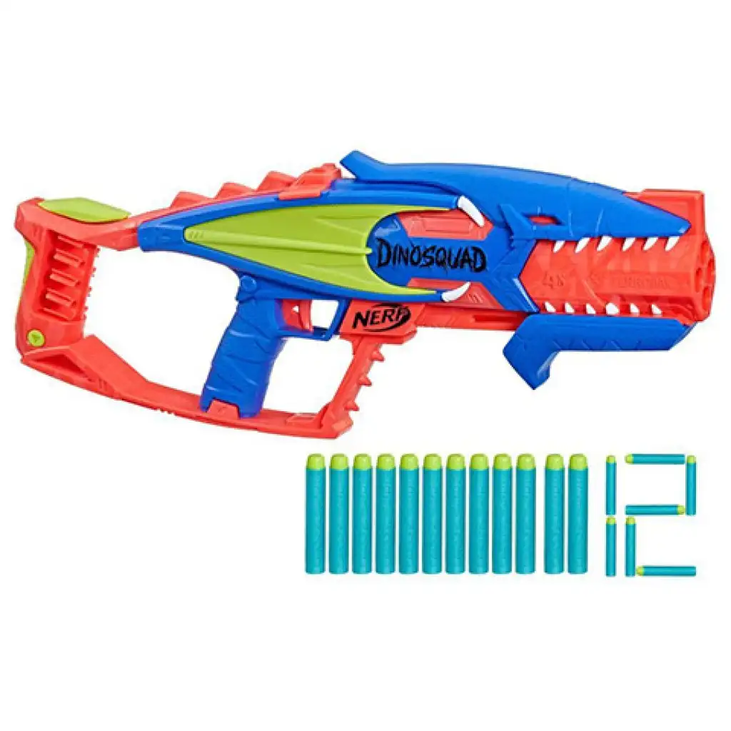 imagen de Nerf Dinosquad Terrodak lanzador de dardos de espuma con 12 proyectiles - Hasbro 3