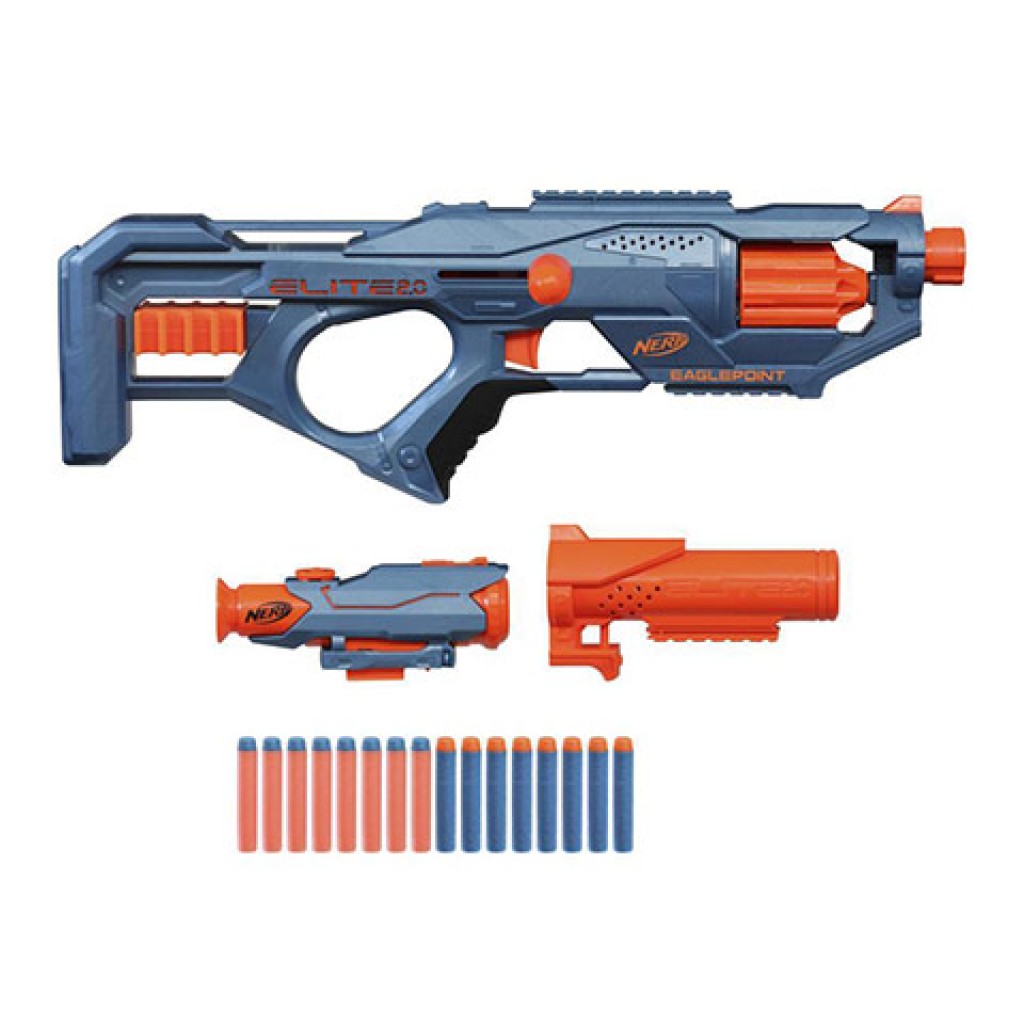 imagen de Nerf Elite 2.0 Eaglepoint RD-8 lanzador de dardos de espuma con 16 proyectiles - Hasbro 3