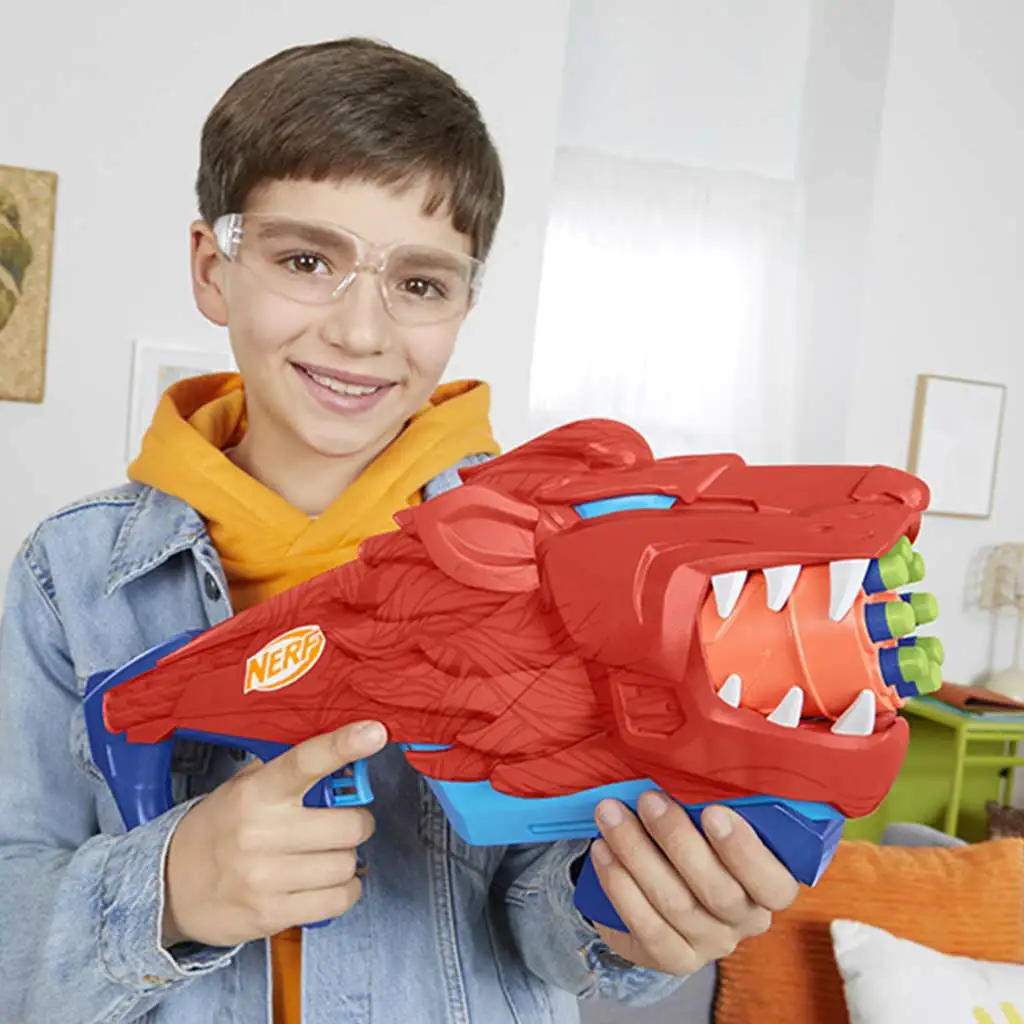 imagen de Nerf: Lionfury lanzador de dardos de espuma con 16 dardos - Hasbro 6