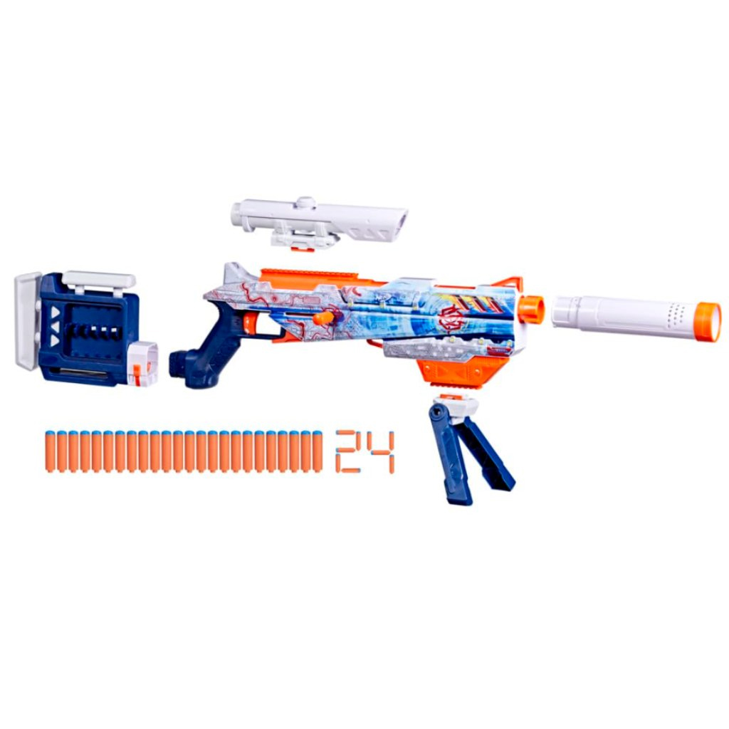 imagen de Nerf: Loadout Arctic Zerostriker lanzador de dardos de espuma – Hasbro 2