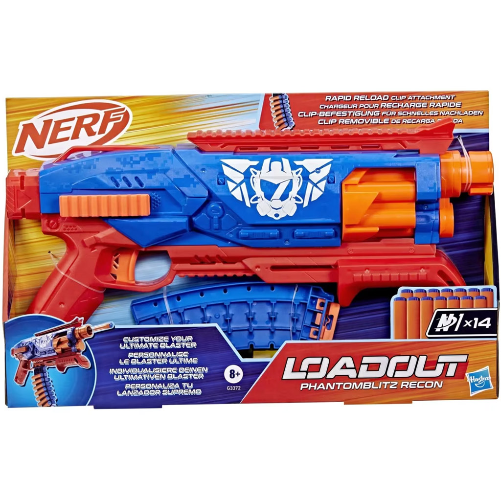 imagen de Nerf: Loadout Phantomblitz Recon lanzador de dardos de espuma - Hasbro 1