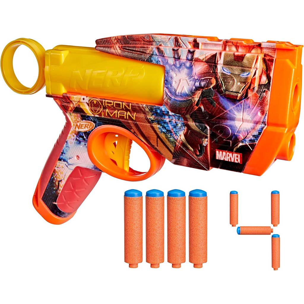 imagen de Nerf: Marvel Iron Man lanzador de espuma - Hasbro 2
