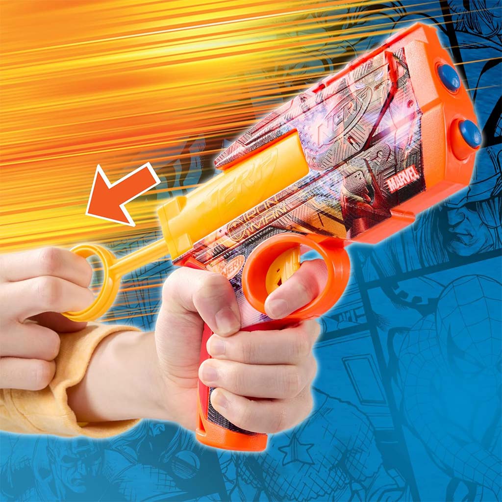 imagen de Nerf: Marvel Iron Man lanzador de espuma - Hasbro 3