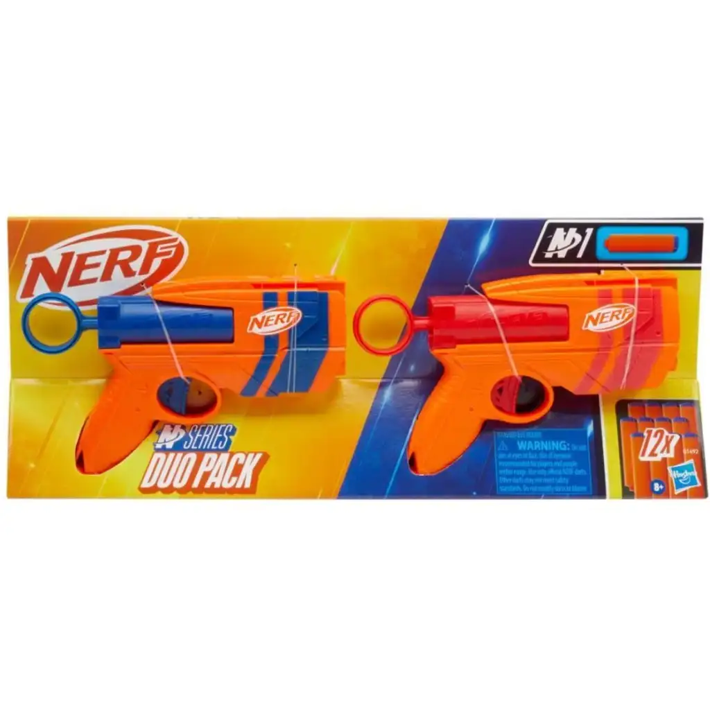 imagen de Nerf N Series Duo Pack lanzador de dardos de esponja - Hasbro 1