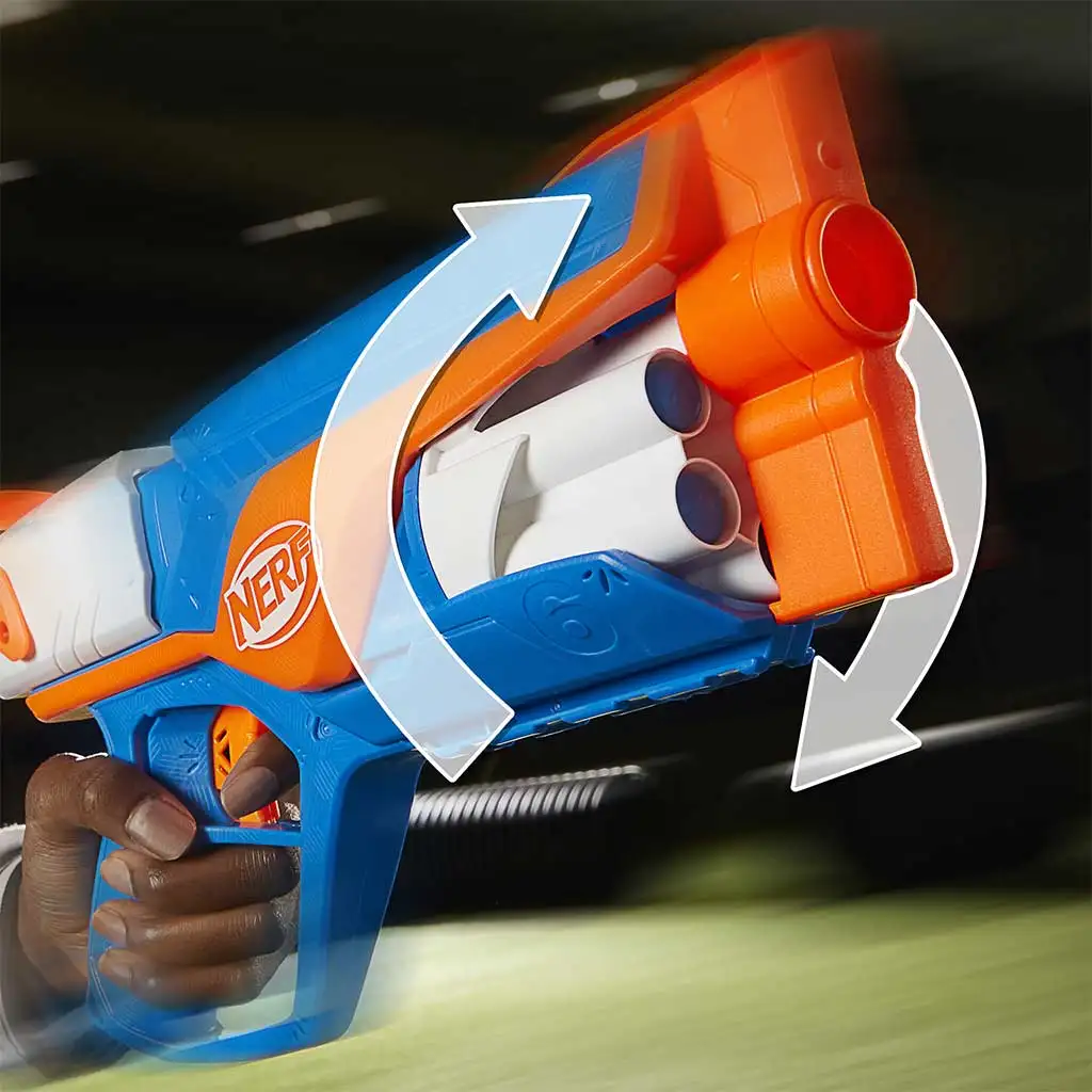 imagen de Nerf: N-Series: Lanzador de esponjas Agility con 12 dardos - Hasbro 5