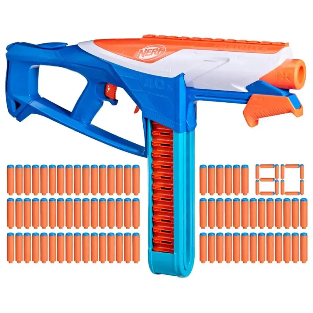 imagen de Nerf: N-Series: Lanzador de esponjas infinito con 80 dardos - Hasbro 2