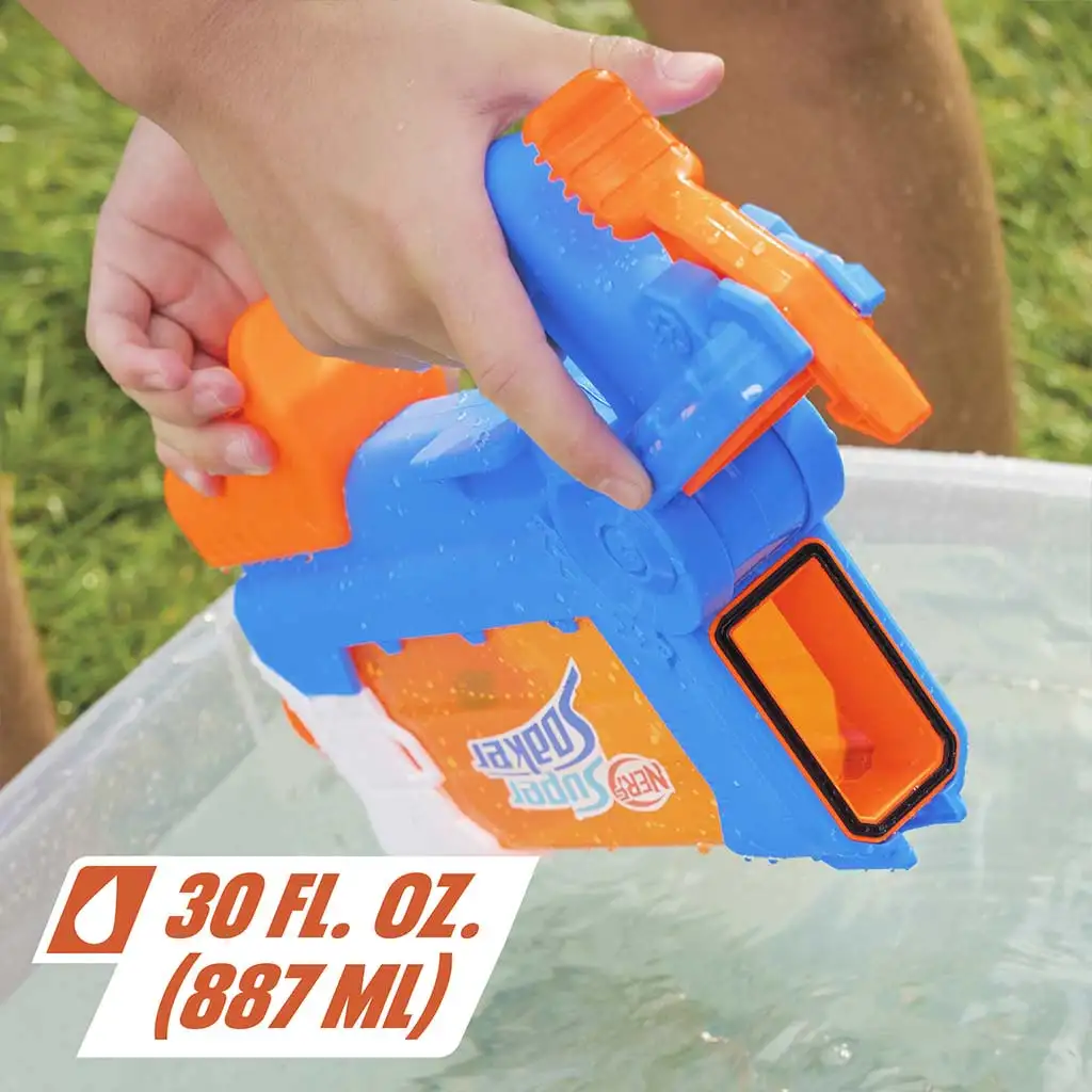 imagen de Nerf: Super Soaker Flip Fill pistola de agua con tanque de 887ml - Hasbro 4
