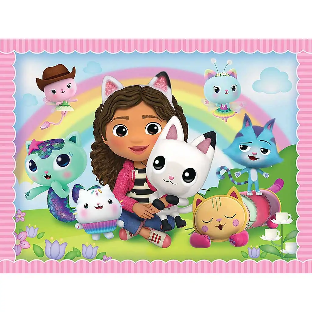 imagen de Netflix: Gabi casa de muñecas 2 en 1 rompecabezas + juego de memoria 5