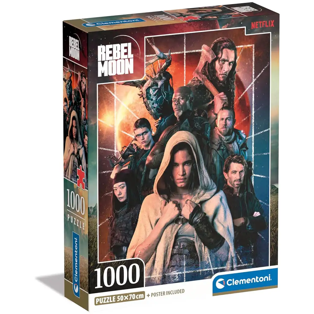 imagen de Netflix: Puzzle de 1000 piezas de Rebel Moon - Clementoni 1